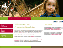 Tablet Screenshot of kentcf.org.uk